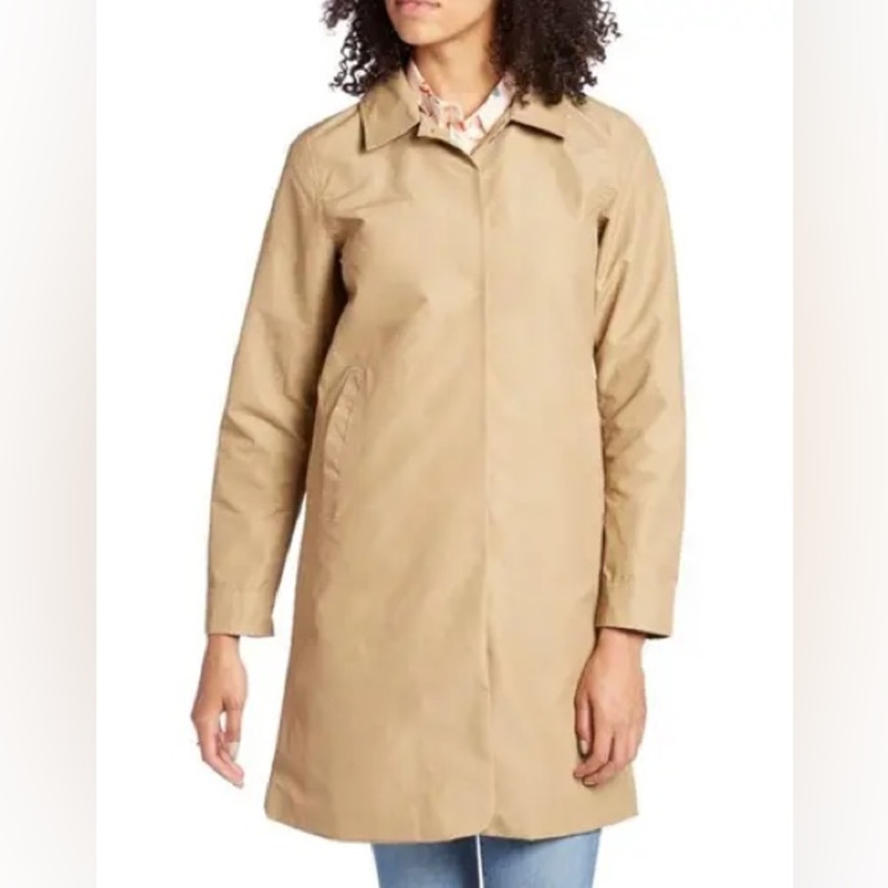 Herschel Supply Company Tan Trench Coat Classic Tailored Design View 2